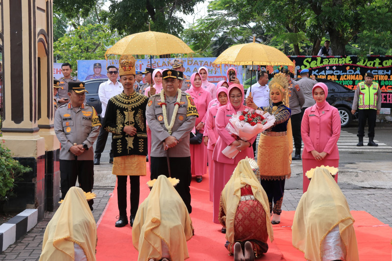 Kapolresta Banda Aceh Sambut Kunker Kapolda Aceh