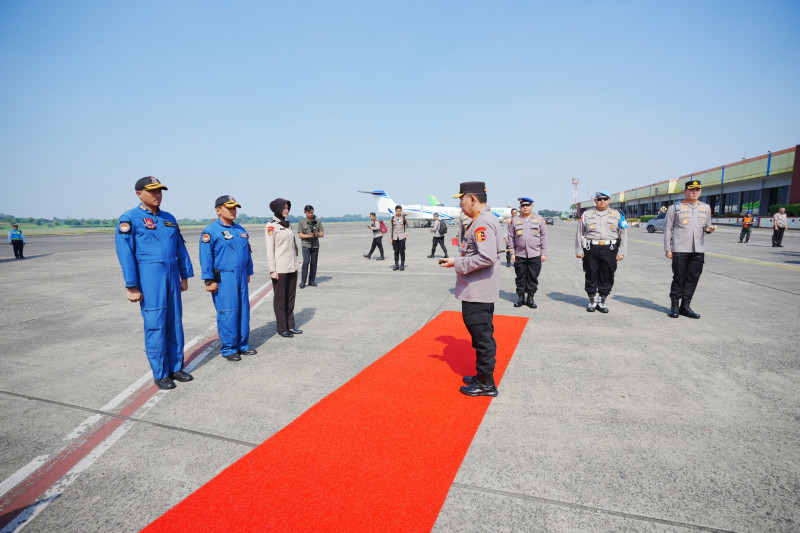 Kapolri Bertolak ke Lampung Groundbreaking SPPG Polri