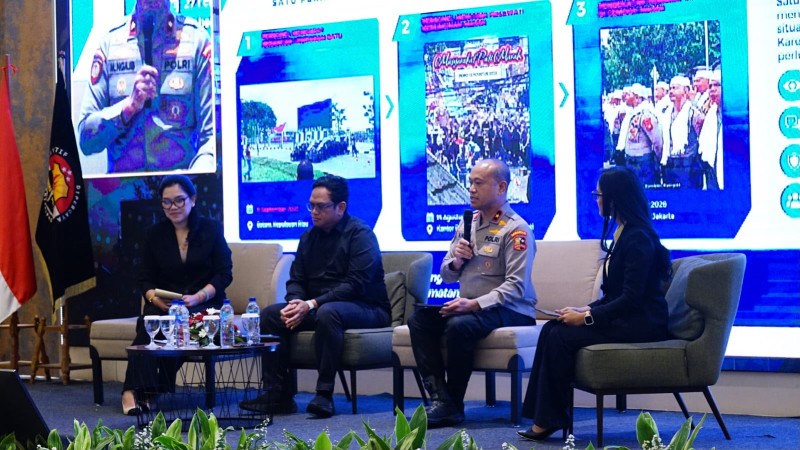 Kawal Aspirasi, Tangkal Disinformasi, Polri Dorong Ruang Demokrasi Tetap Aman melalui Dialog Publik