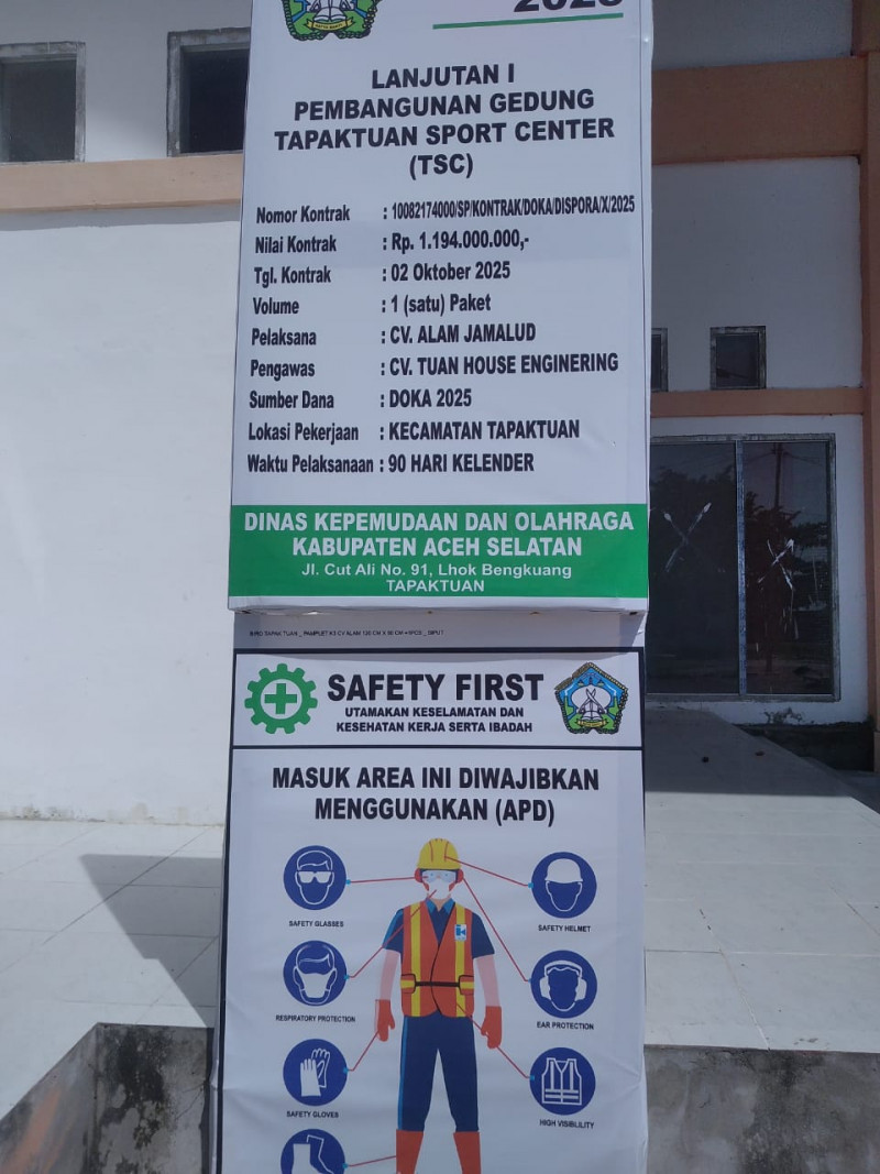 ALAMP AKSI Desak Kejati Aceh Usut Proyek Tapaktuan Sport Center Dibayar Lunas sebelum Rampung