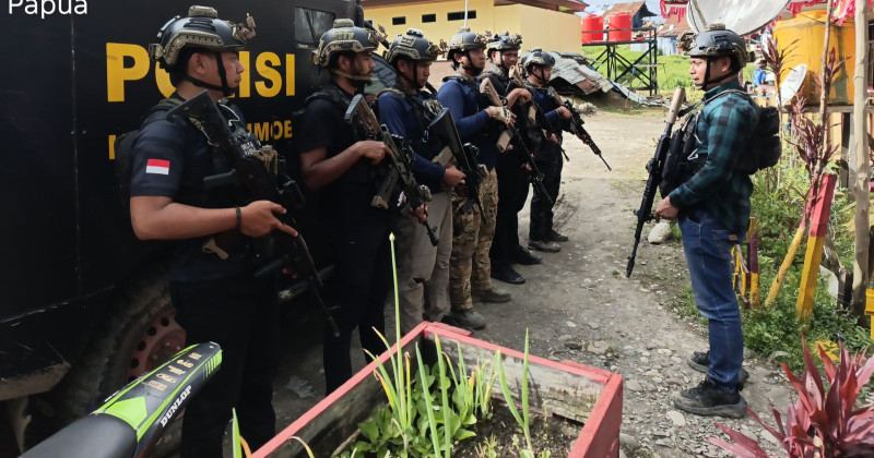 Satgas Ops Damai Cartenz Berhasil Amankan Bandara Aminggaru Ilaga Saat Terjadi Kontak Senjata