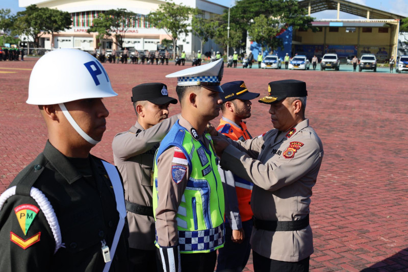 Wakapolda Aceh Pimpin Apel Gelar Pasukan Operasi Ketupat Seulawah 2026