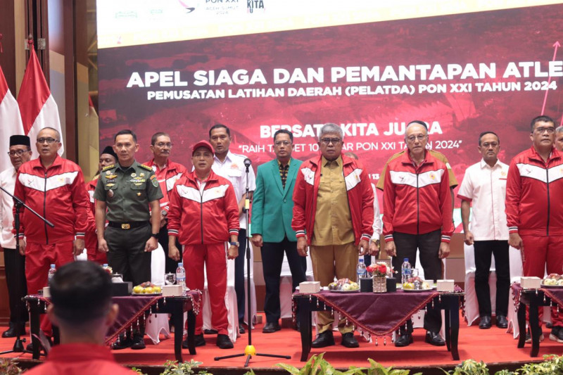 Karo Ops Polda Aceh Hadiri Apel Siaga Dan Pemantapan Kesiapan Atlet Aceh Mengikuti PON XXI