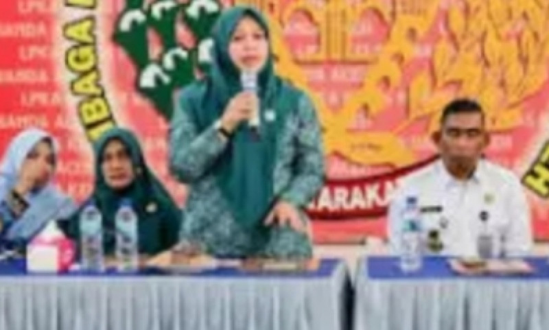 Peringatan Hari Anak Nasional, Ketua TP-PKK Aceh Besar Kunjungi Anak Binaan LPKA II Banda Aceh