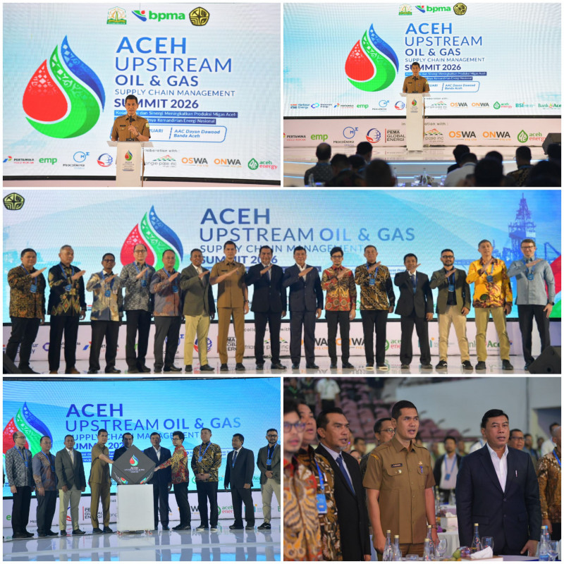 Sekda Aceh Hadiri 7th Aceh Upstream Oil & Gas Supply Chain Management Summit 2026