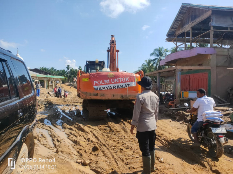 Beko Polri Diintensifkan untuk Percepatan Pemulihan Gampong Lubok Pusaka Aceh Utara