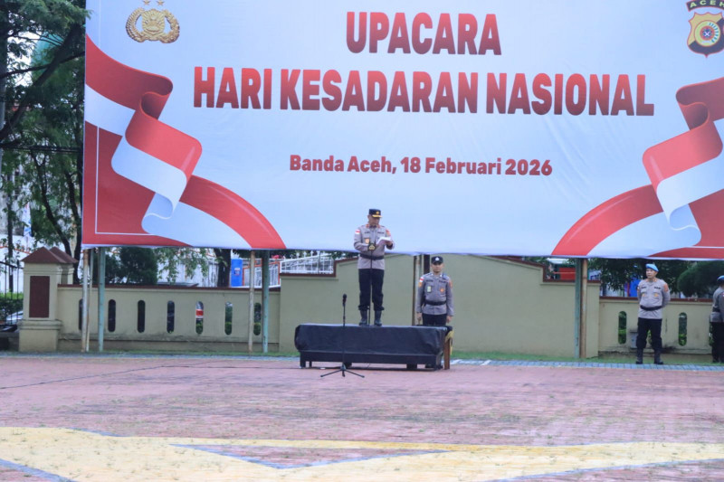 Upacara Hari Kesadaran Nasional Jadi Penguat Komitmen Polda Aceh Untuk Indonesia Asri