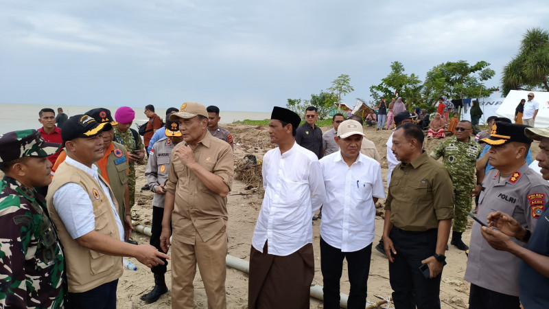Wagub Fadhlullah Dampingi Menko Polkam Tinjau Kesiapan Huntap di Aceh Utara