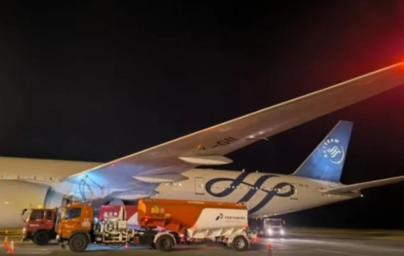 Penjualan Avtur penerbangan haji di Bandara SIM tembus 567 ribu liter