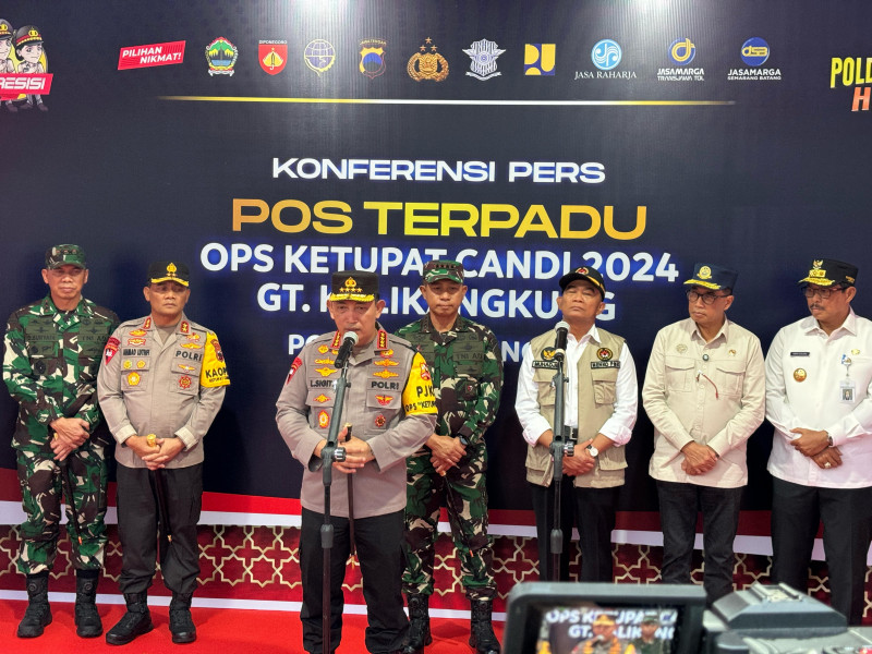 Tinjau Kalikangkung, Kapolri Sebut Ada 3 Hal Prioritas Kesiapan MudikJateng