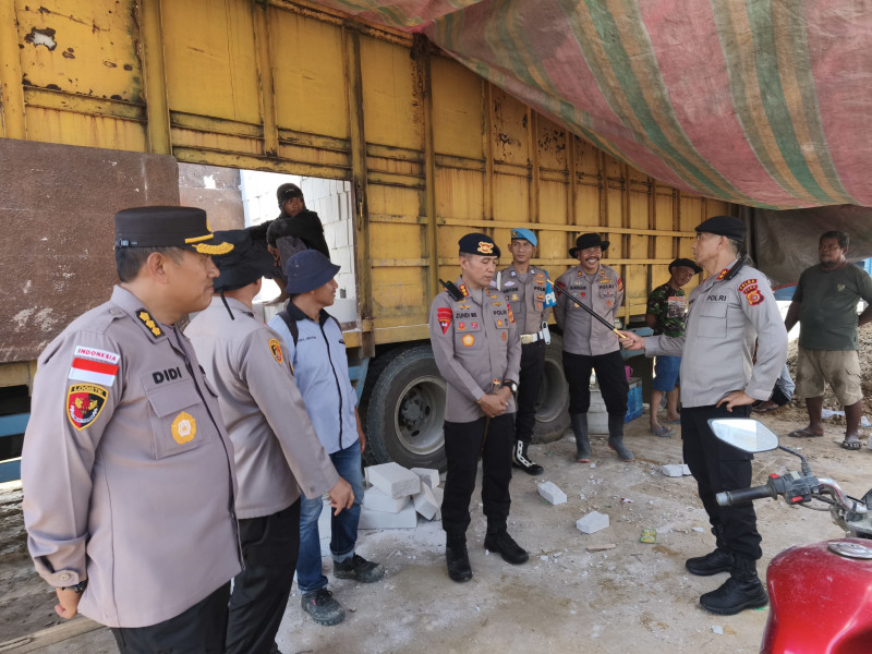 Kapolda Aceh Tinjau Progres Pembangunan Huntap untuk Korban Banjir di Simpang Kanan.
