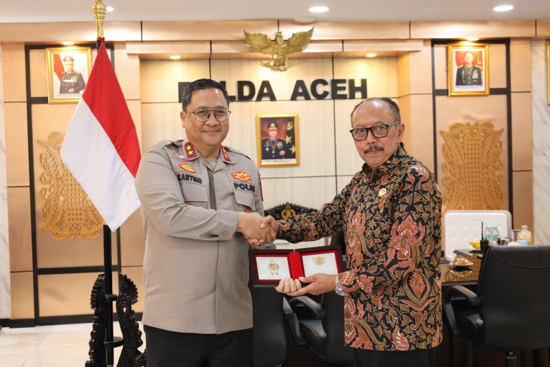 Ketua LPSK Pusat Audiensi Dengan Kapolda Aceh