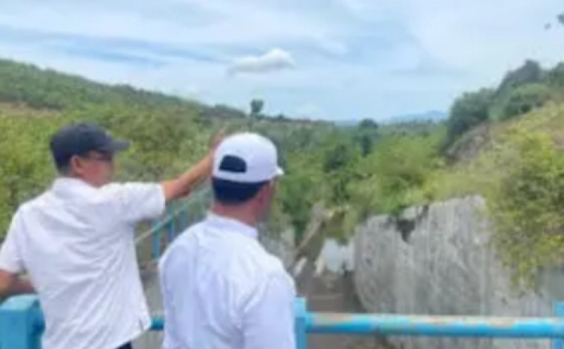 Bupati Aceh Besar Tinjau Waduk Tui Geulumpang