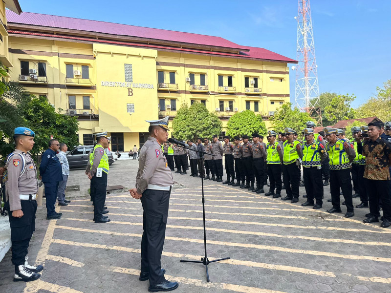 Dirlantas Polda Aceh Pimpin Apel Operasi Ketupat Seulawah 2024