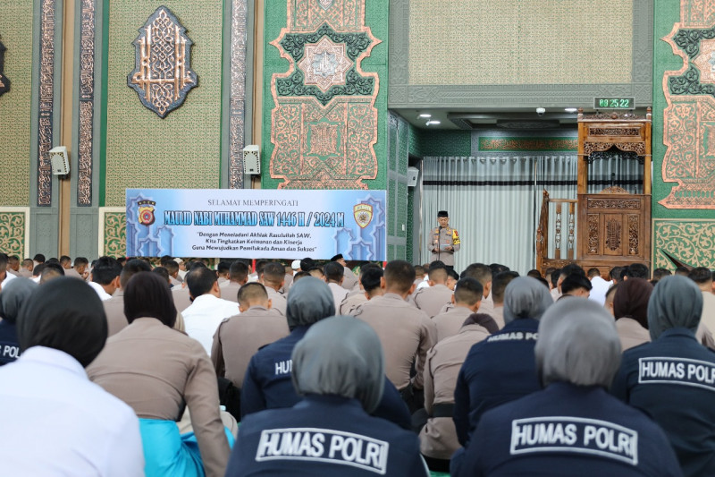 Polda Aceh  Peringati Maulid Nabi