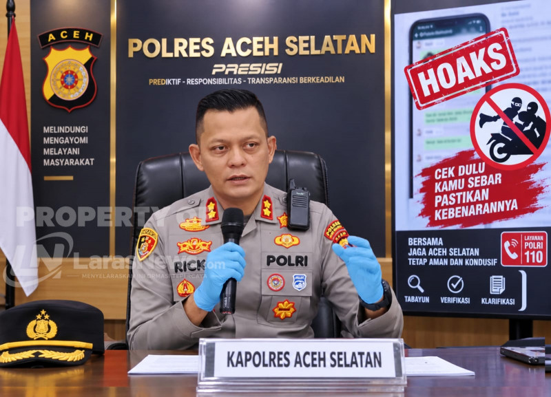 Kapolres Pastikan Isu Pembegalan di Aceh Selatan Adalah Hoaks