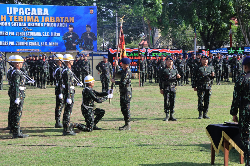 Kombes Pol. Zulkifli Ismail, S. I. K., M. Han,  Resmi Jabat Dansatbrimob Polda Aceh