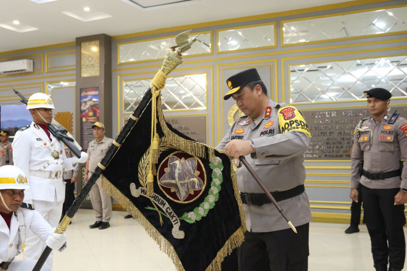 Kapolda Aceh Irup Pemuliaan Nilai-nilai Tribrata Penyucian Pataka Polda Aceh