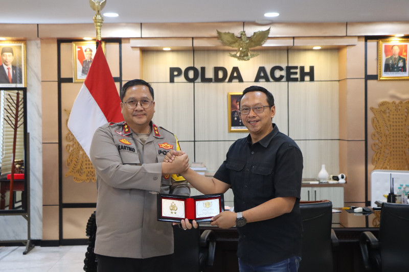 Pejabat  PT. Telkomsel Audiensi dengan Kapolda Aceh