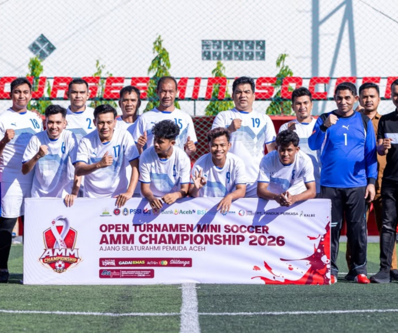 Kepala Dinas Dayah aceh tuai Afresiasi, turun langsung jadi kiper Di AMM championship 2026
