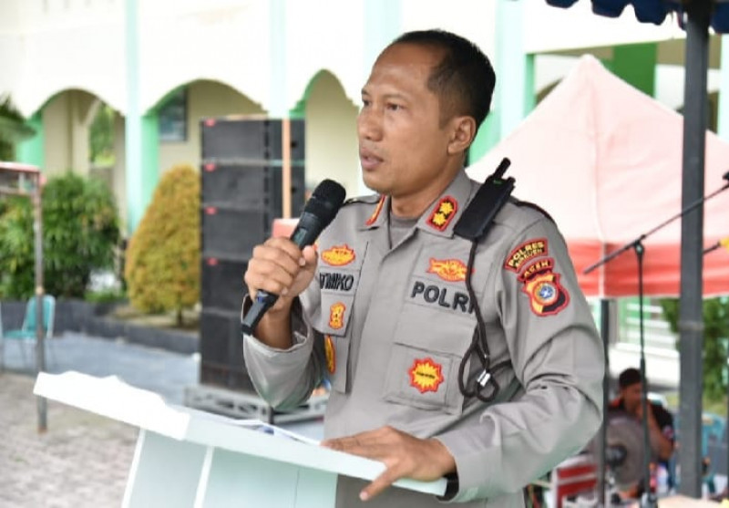 Ini Kata Polisi Soal Video Pemasangan Bendera Bulan Bintang di Polsek Samalanga