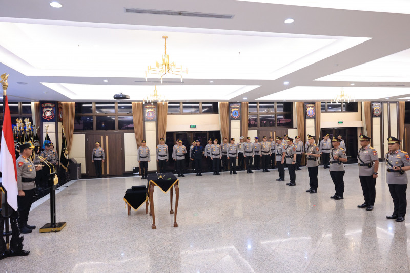Kapolri Pimpin Sertijab di Mabes Polri