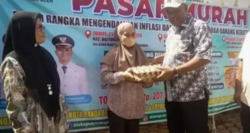 Pasar Murah Kembali di Gelar Di Lueng Bata