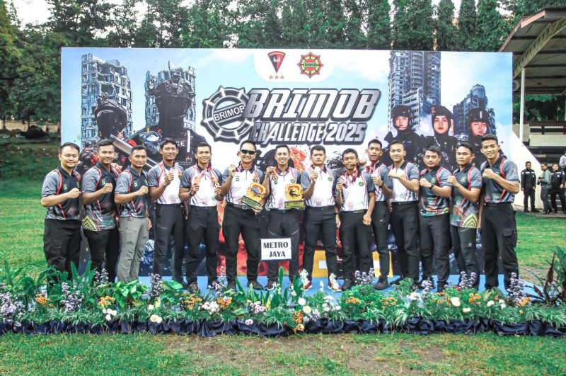 Satbrimob Polda Metro Jaya Raih Juara 4 di Ajang Lomba Brimob Challenge 2025