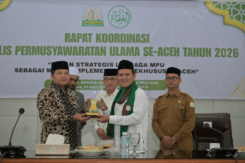 Wagub Aceh Buka Rakor MPU 2026, Perkuat Sinergi Ulama dan Umara
