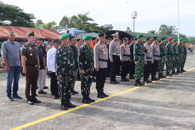 Kapolda Aceh dan Kasdam IM Pimpin Apel Gelar Pasukan, Kolaborasi TNI-Polri dan Pemda Tangani Karhutla dan Amankan HDA