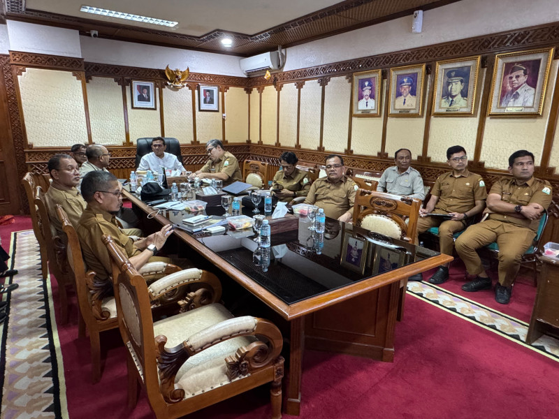 Dek Fadh Ikuti Rakor Percepatan Rehabilitasi dan Rekonstruksi Pascabencana