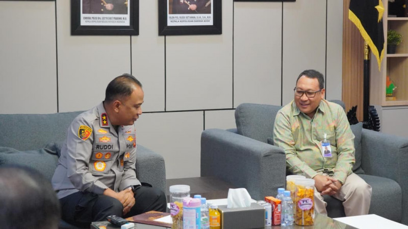 Kapolda Aceh Terima Silaturahmi Kepala Perwakilan BI Provinsi Aceh