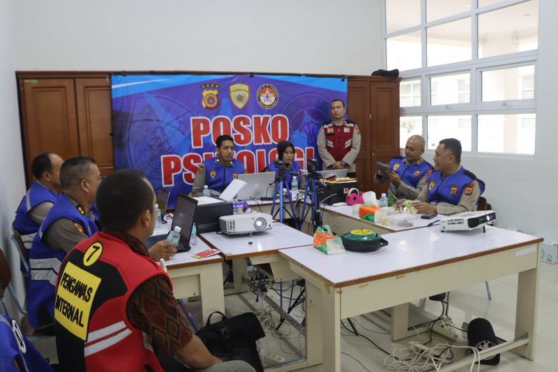 Karo SDM Polda Aceh Pantau Uji CAT Psikologi Penerimaan Tamtama Polri