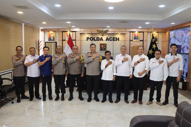 Kakanwil BPN Provinsi Aceh Audiensi Dengan Kapolda Aceh